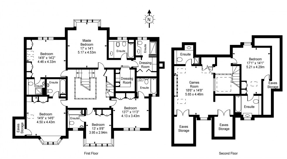 Floorplan for Crown Close, Mill HIll