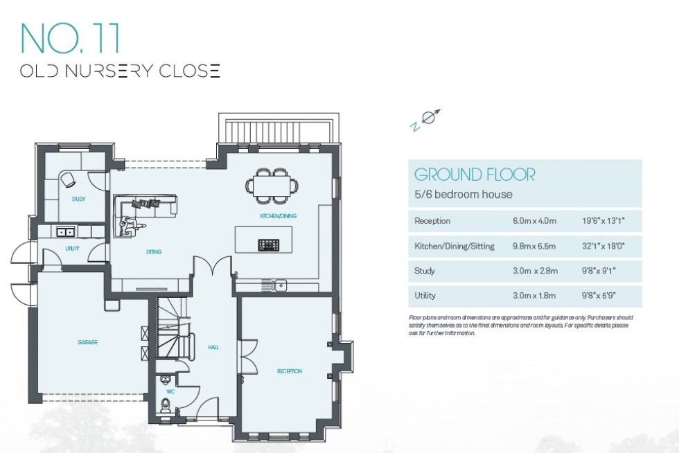 Floorplan for Old Nursery Close, Shenley