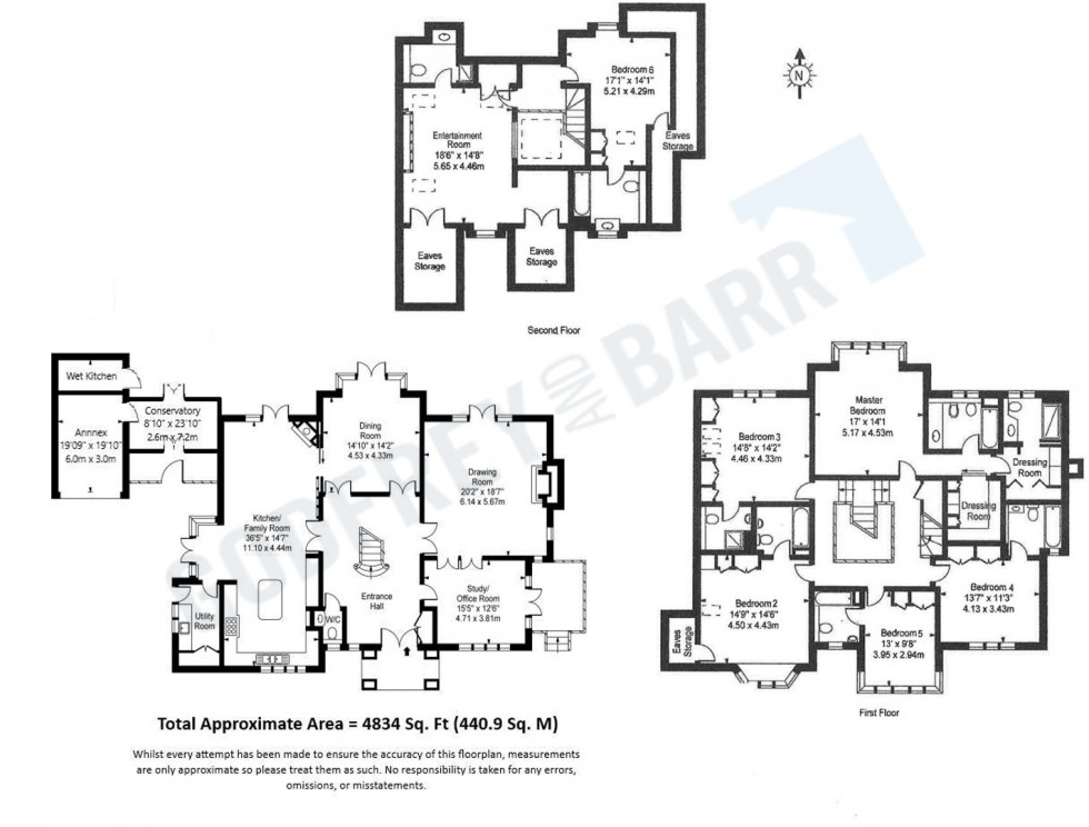 Floorplan for Crown Close, Mill Hill