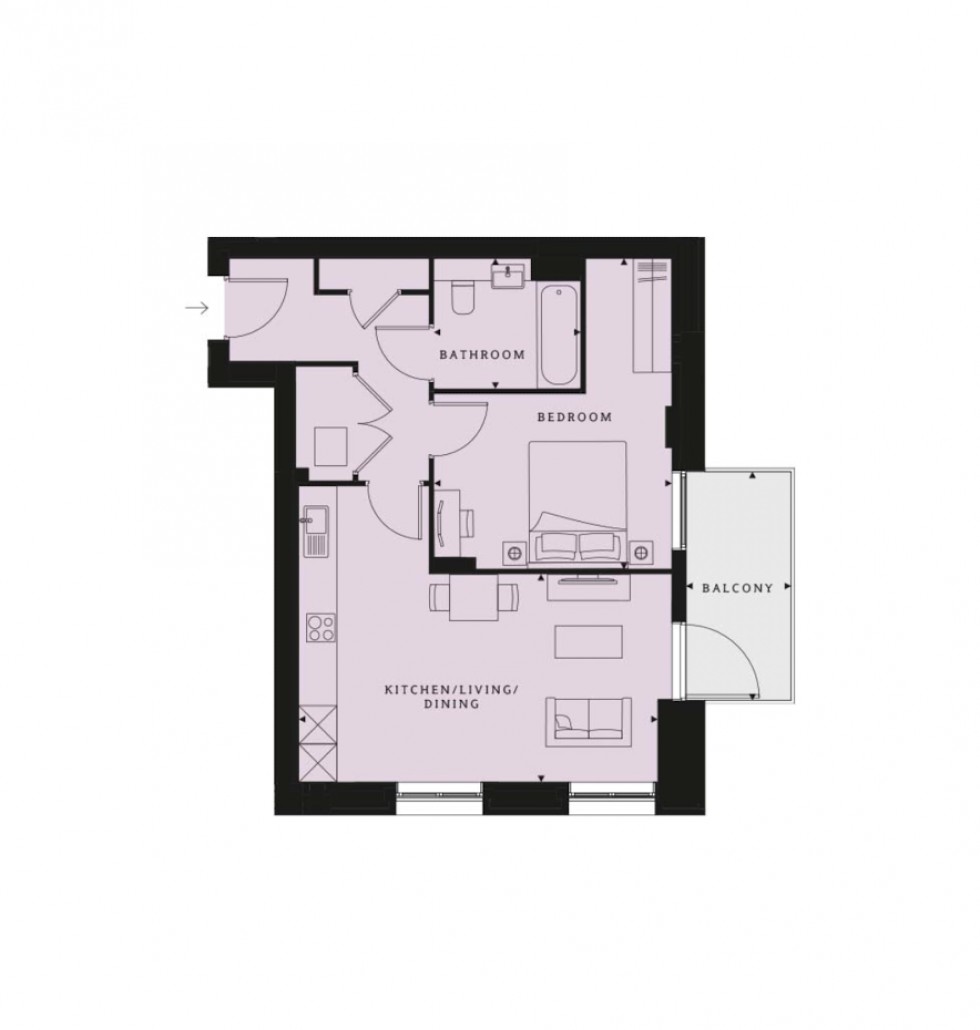 Floorplan for Dodson House, Mill Hil Village