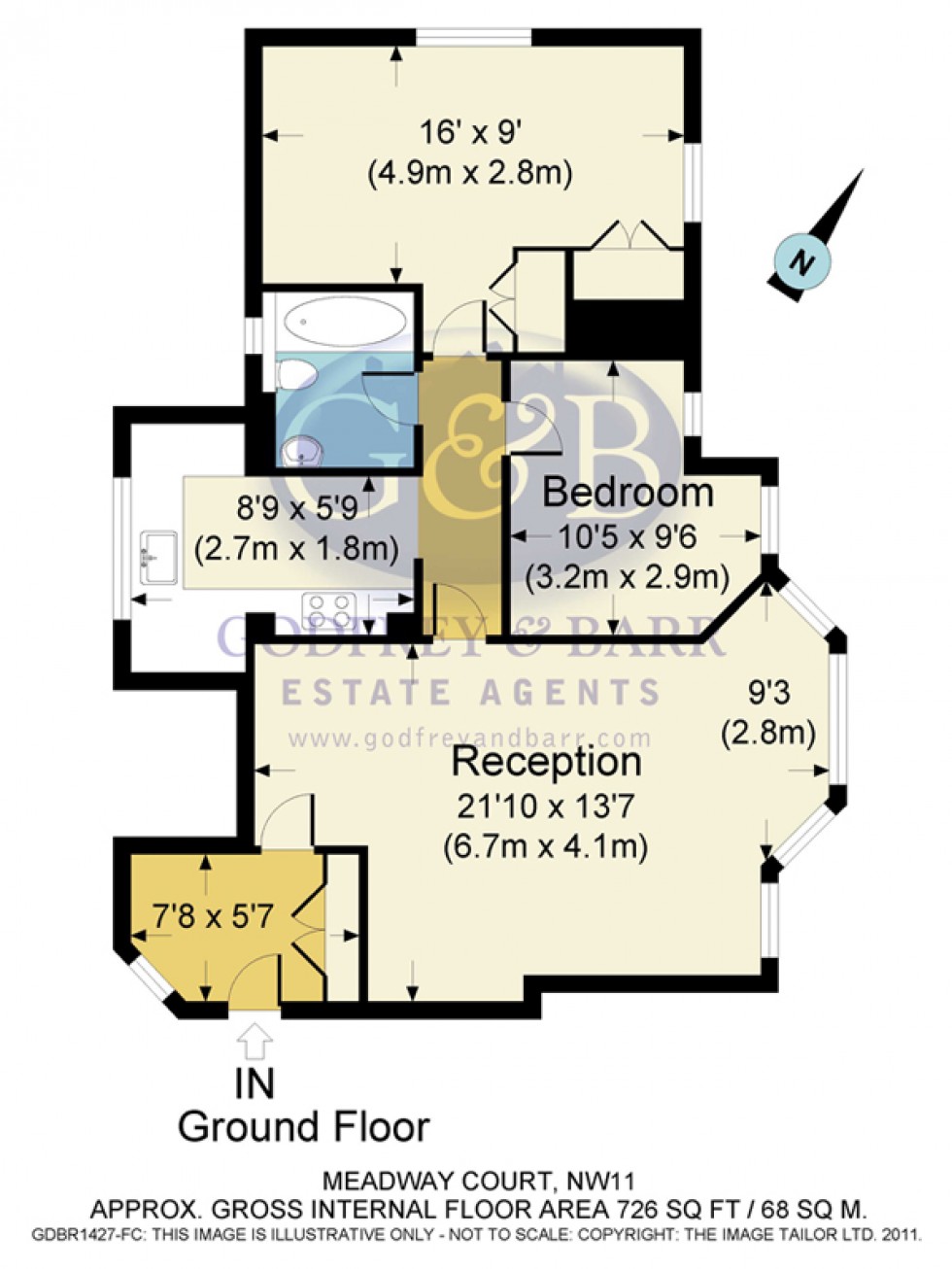 Floorplan for Meadway, Hampstead Garden Suburb