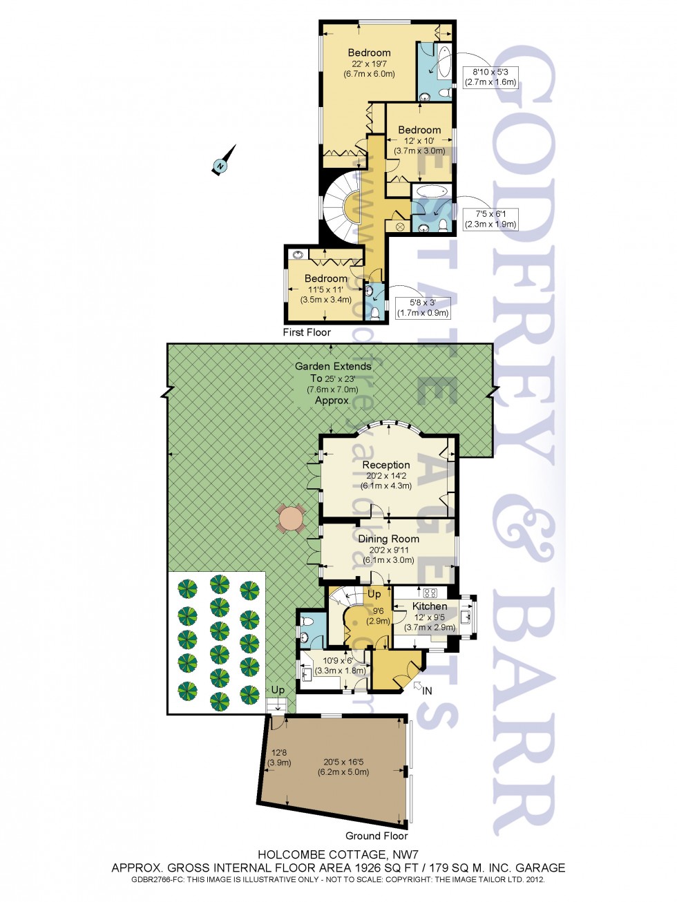 Floorplan for Holcombe Hill, Eleanor Crescent, Mill Hill