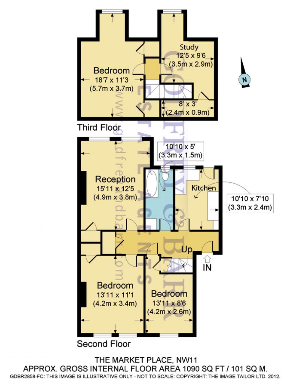 Floorplan for The Market Place, Hampstead Garden Suburb