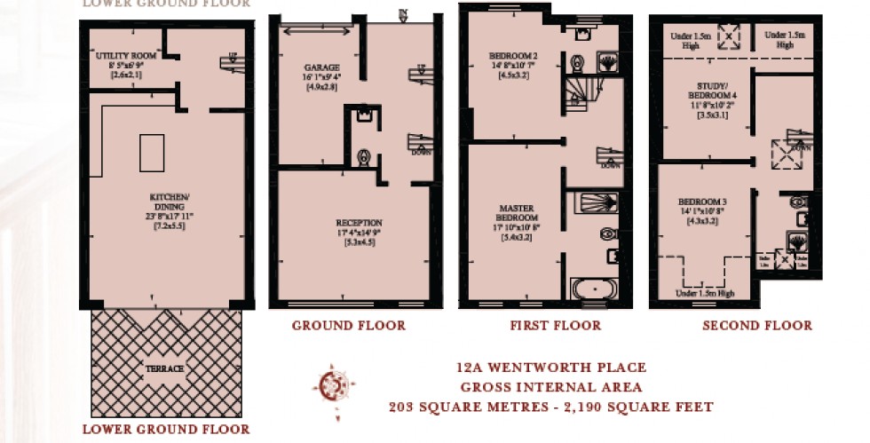 Floorplan for Wentworth Road, Golders Green