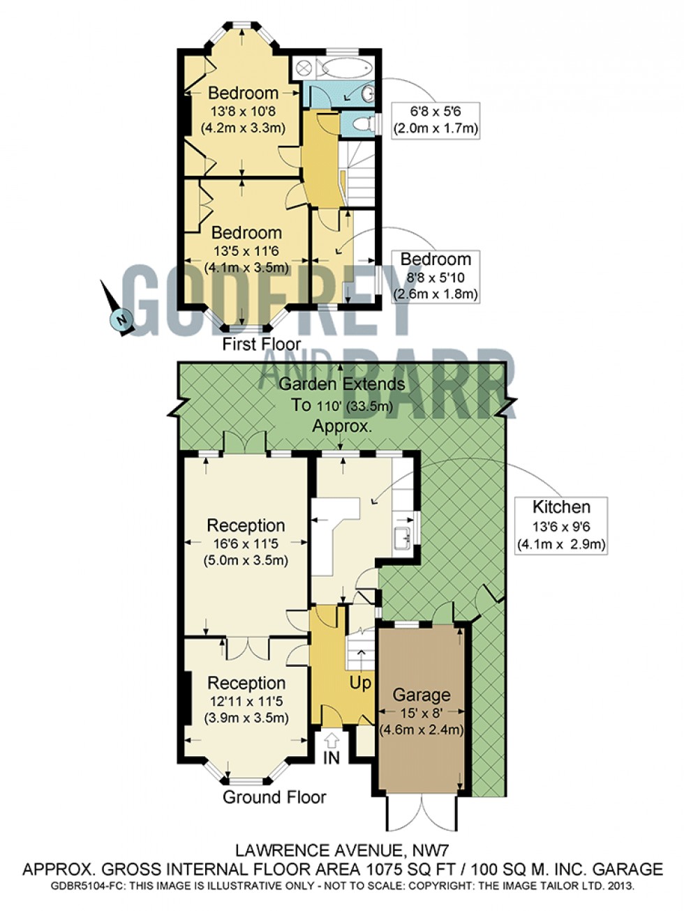 Floorplan for Lawrence Avenue, Mill Hill