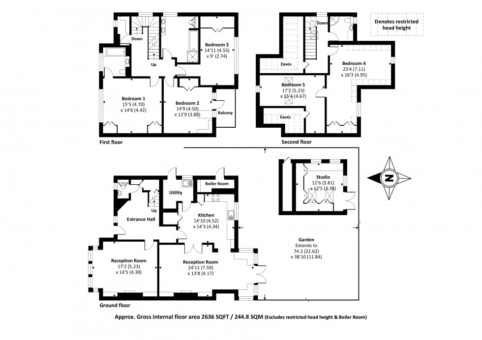 Floorplan for Mountfield Road, Finchley