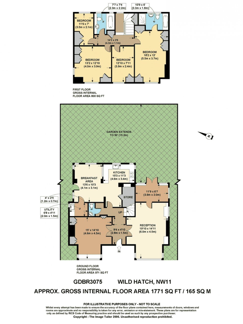 Floorplan for Wild Hatch, Hampstead Garden Suburb