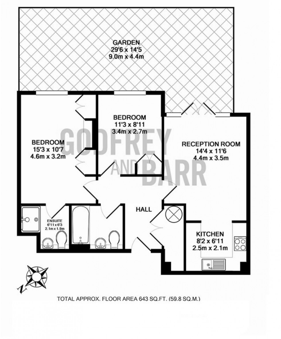 Floorplan for Thirleby Road, Mill Hill