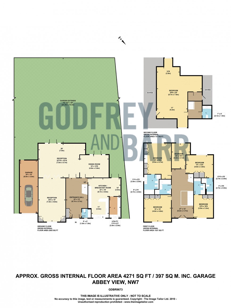 Floorplan for Abbey View, Mill Hill