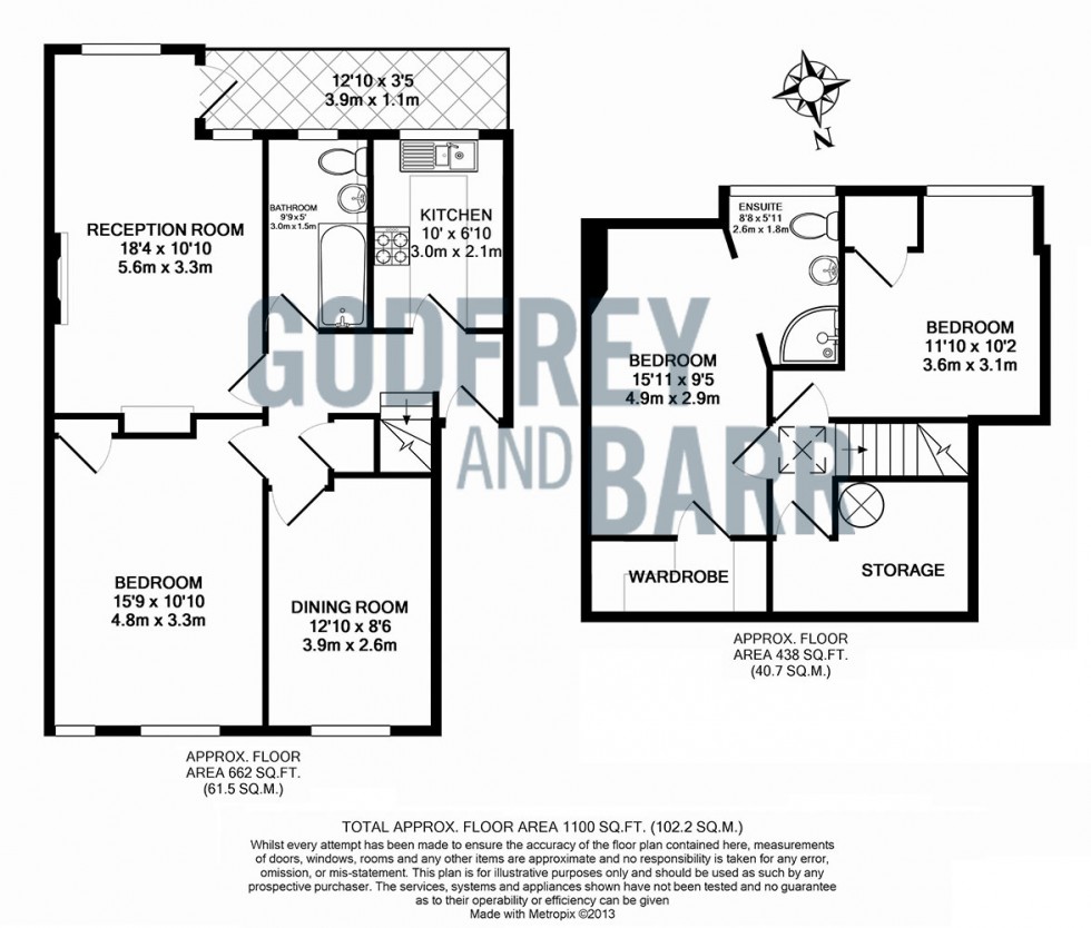 Floorplan for The Market Place, Hampstead Garden Suburb