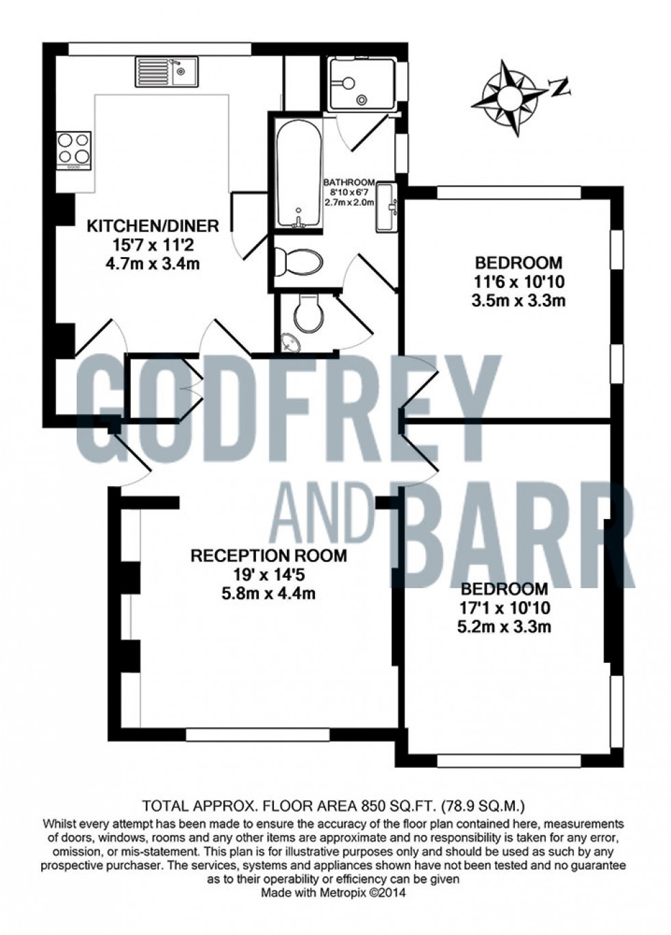 Floorplan for Crosby Court, Hampstead Garden Suburb