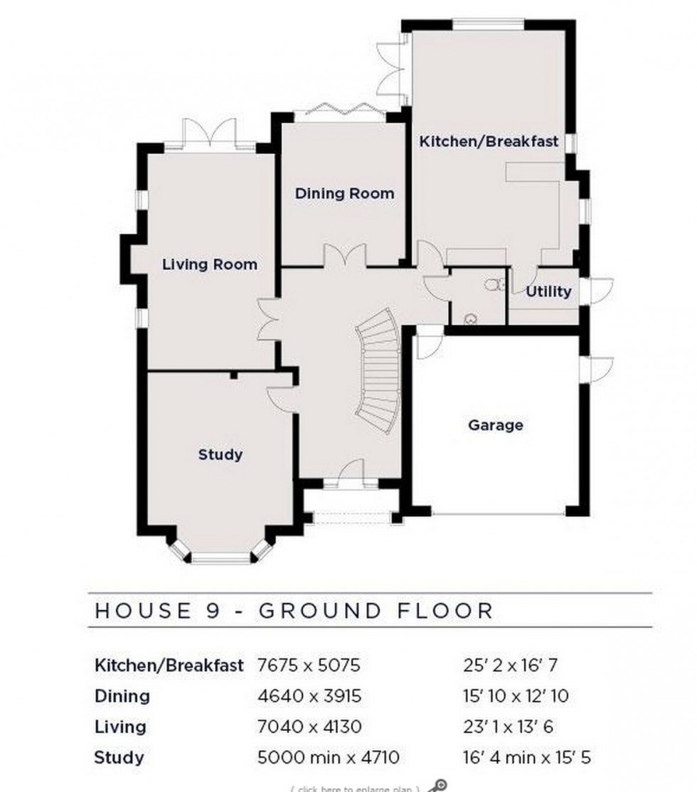 Floorplan for Charrington Close, London Road, Shenley / Radlett