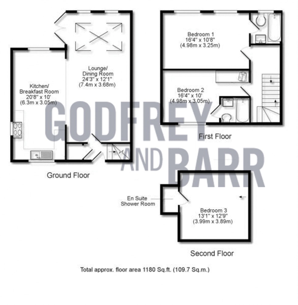 Floorplan for Little Common, Stanmore