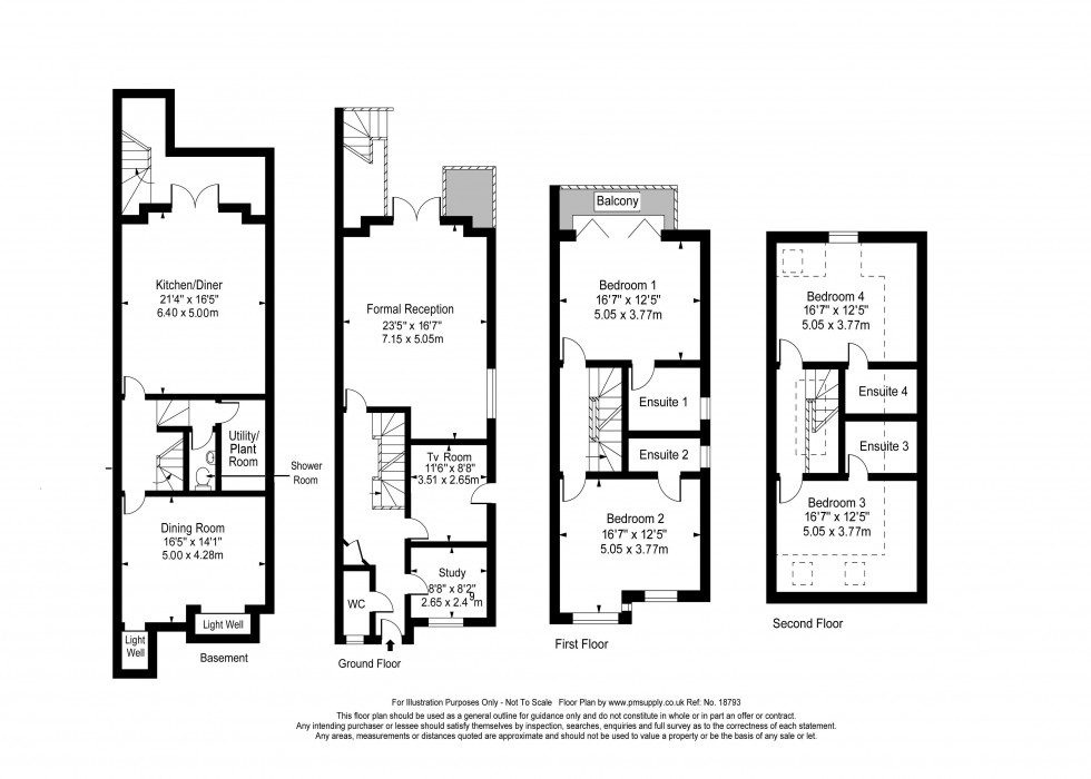 Floorplan for Green Walk, Hendon