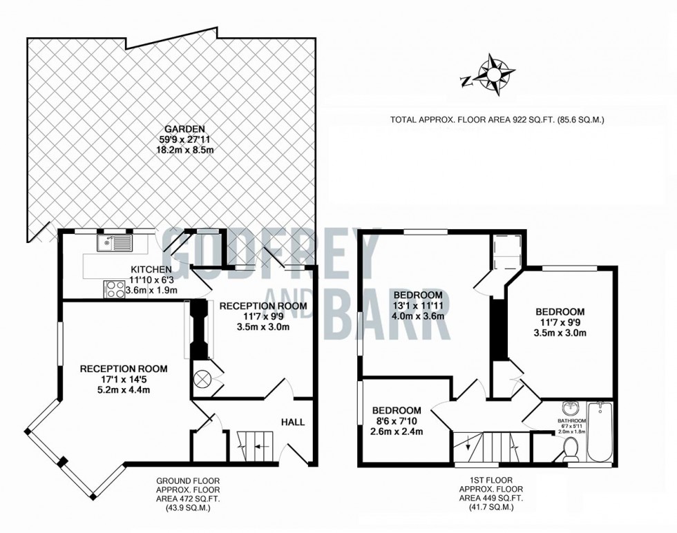 Floorplan for Midholm, Hampstead Garden Suburb