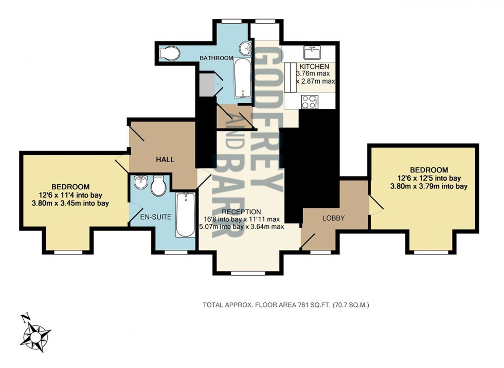 Floorplan for Lyttelton Court, Hampstead Garden Suburb