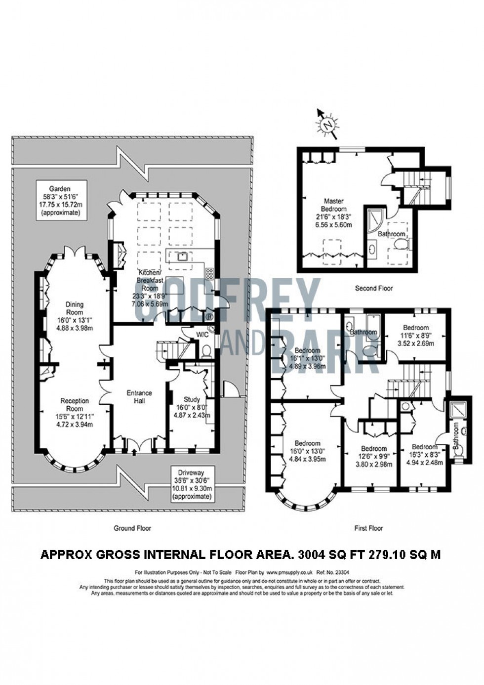 Floorplan for Amberden Avenue, Finchley