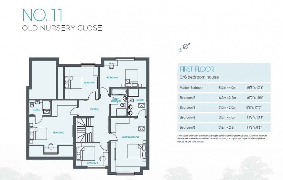 Floorplan for Old Nursery Close, Shenley