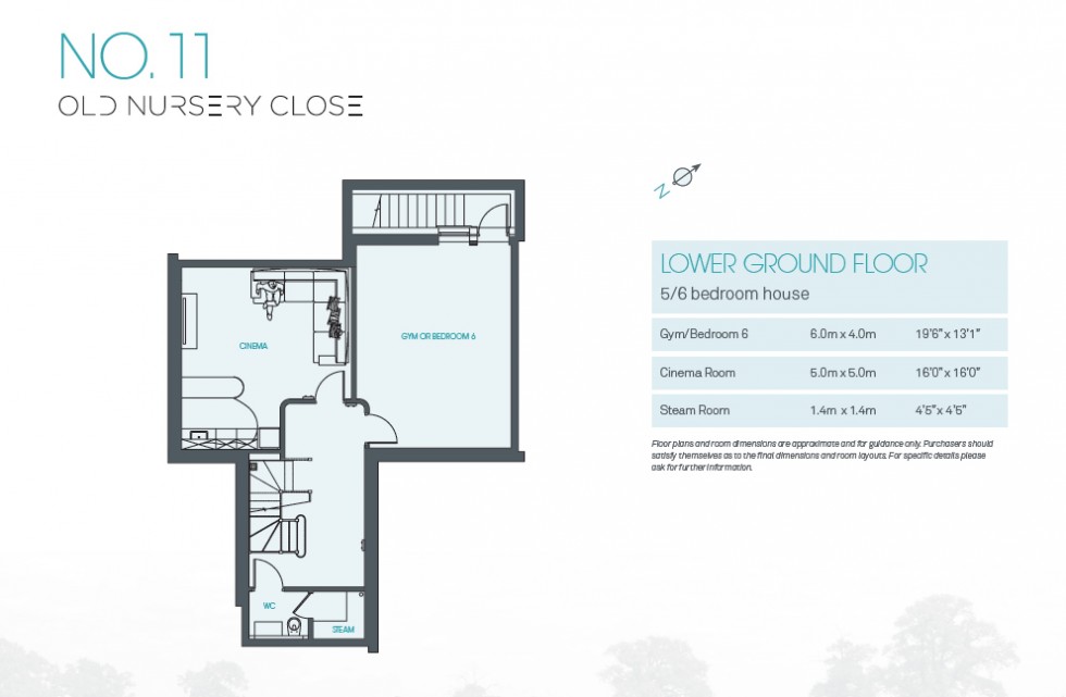 Floorplan for Old Nursery Close, Shenley