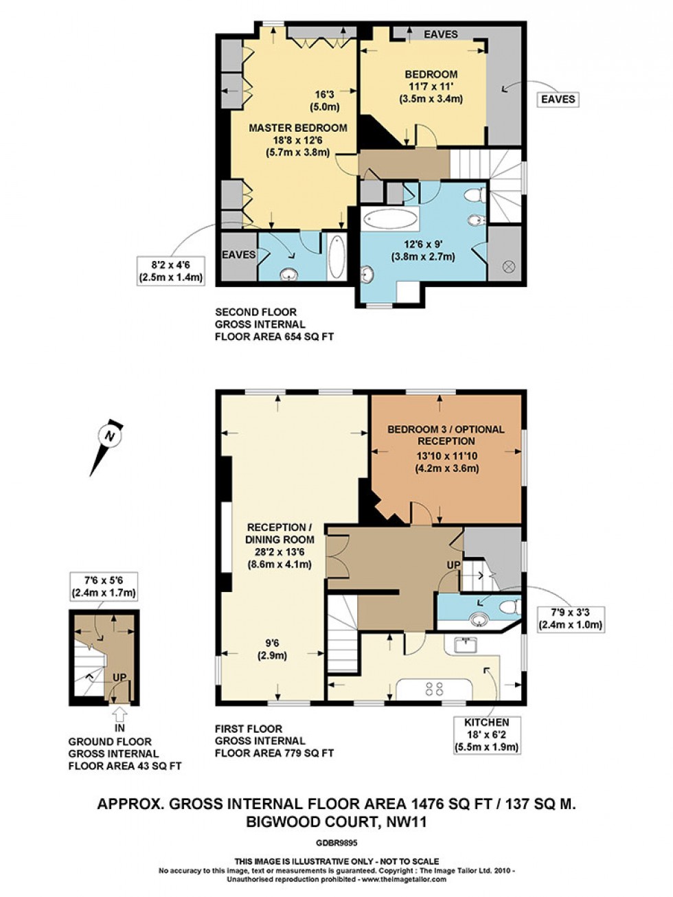 Floorplan for Bigwood Court, Hampstead Garden Suburb