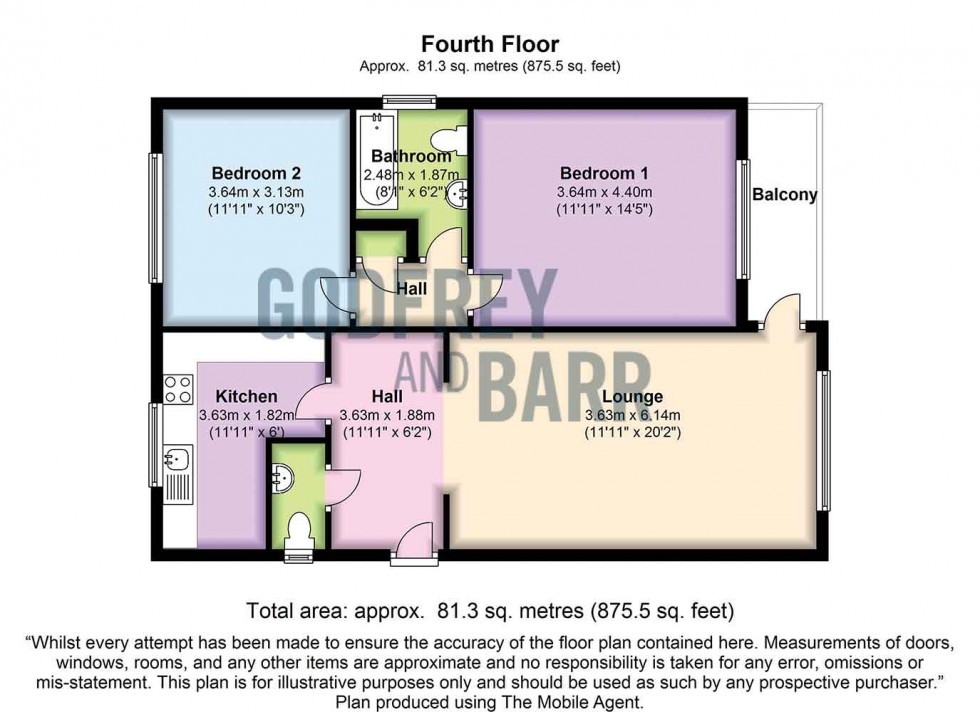 Floorplan for Heathfielde, Hampstead Garden Suburb