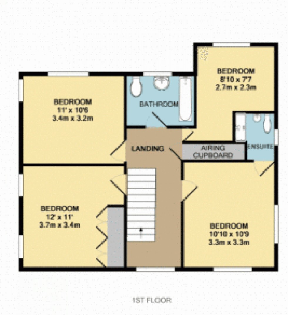 Floorplan for Brookland Rise, Hampstead Garden Suburb