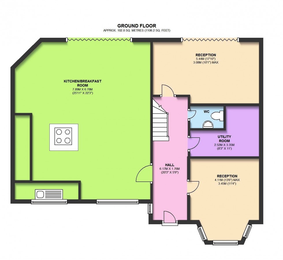 Floorplan for Sunbury Gardens, Mill Hill