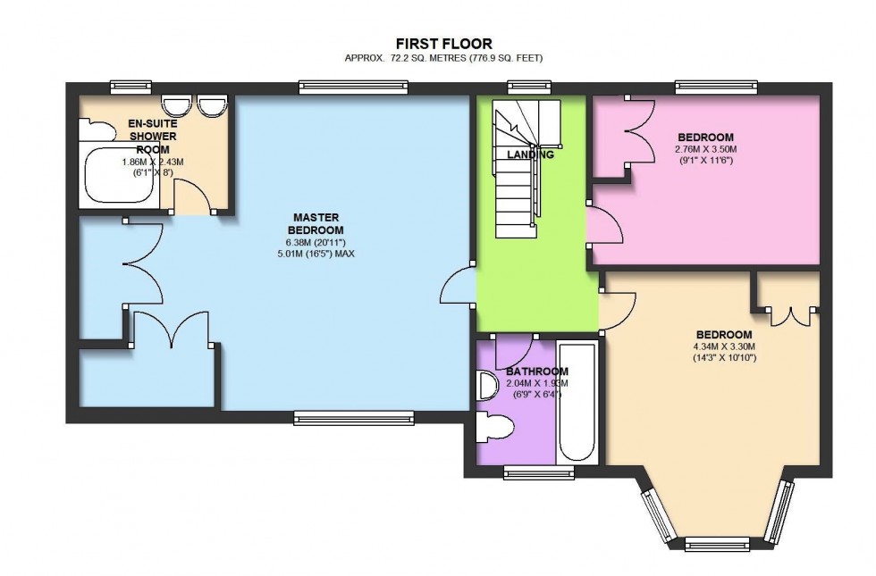 Floorplan for Sunbury Gardens, Mill Hill