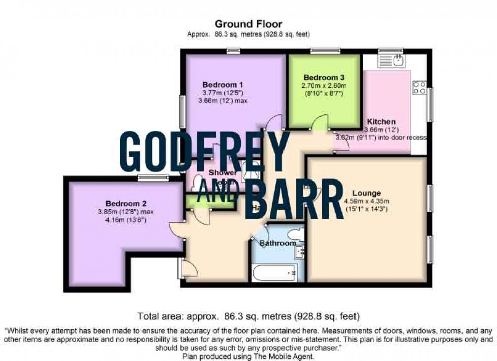 Floorplan for Great North Way, Hendon