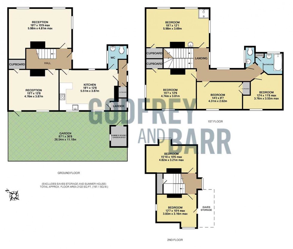 Floorplan for Erskine Hill, Hampstead Garden Suburb