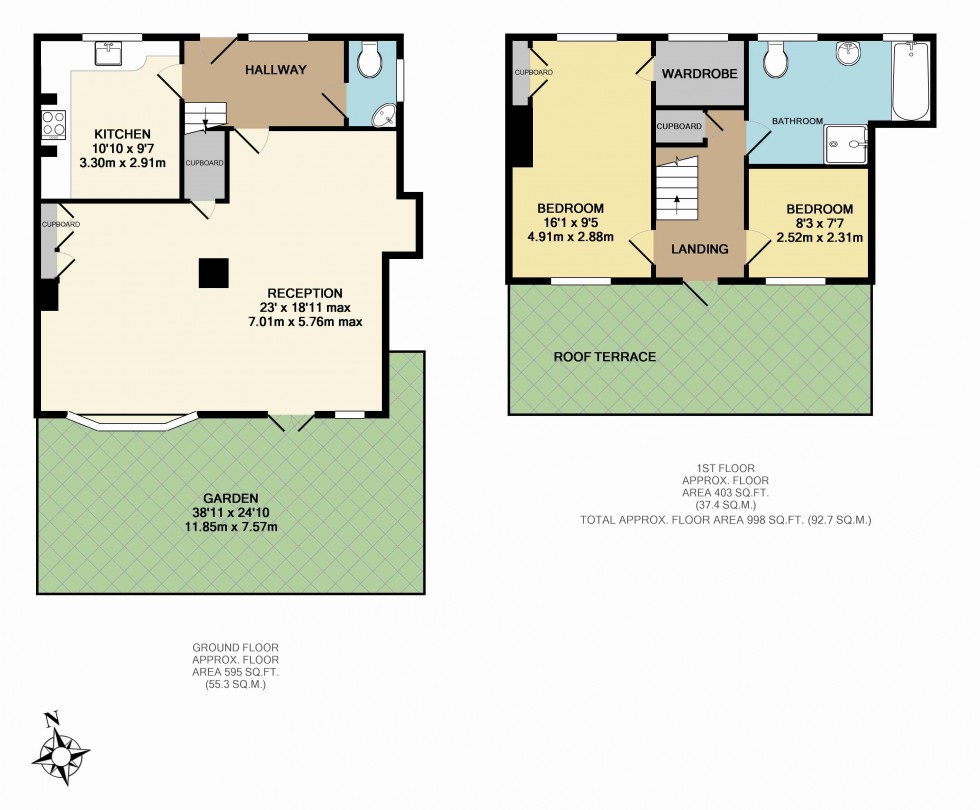 Floorplan for Addison Way, Hampstead Garden Suburb