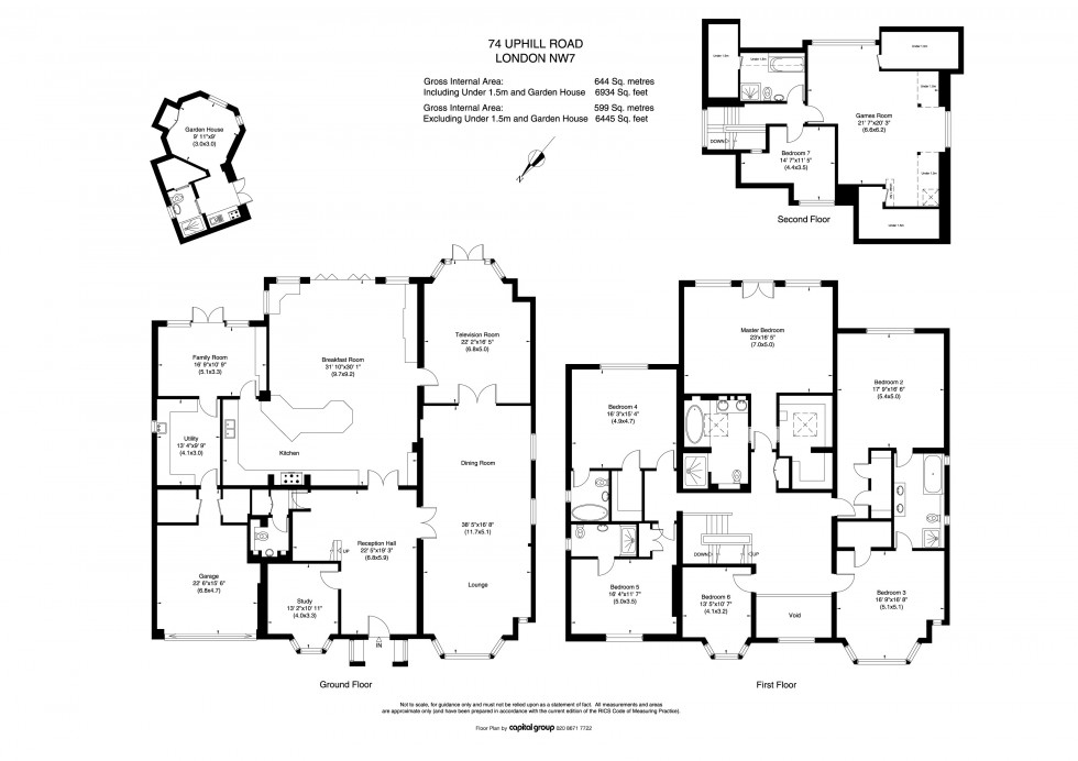 Floorplan for Uphill Road, Mill Hill