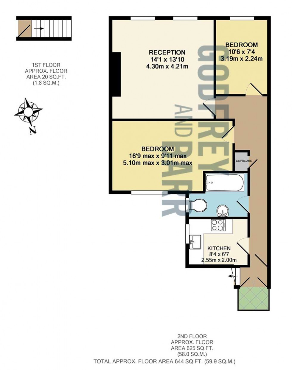 Floorplan for Market Place, Hampstead Garden Suburb