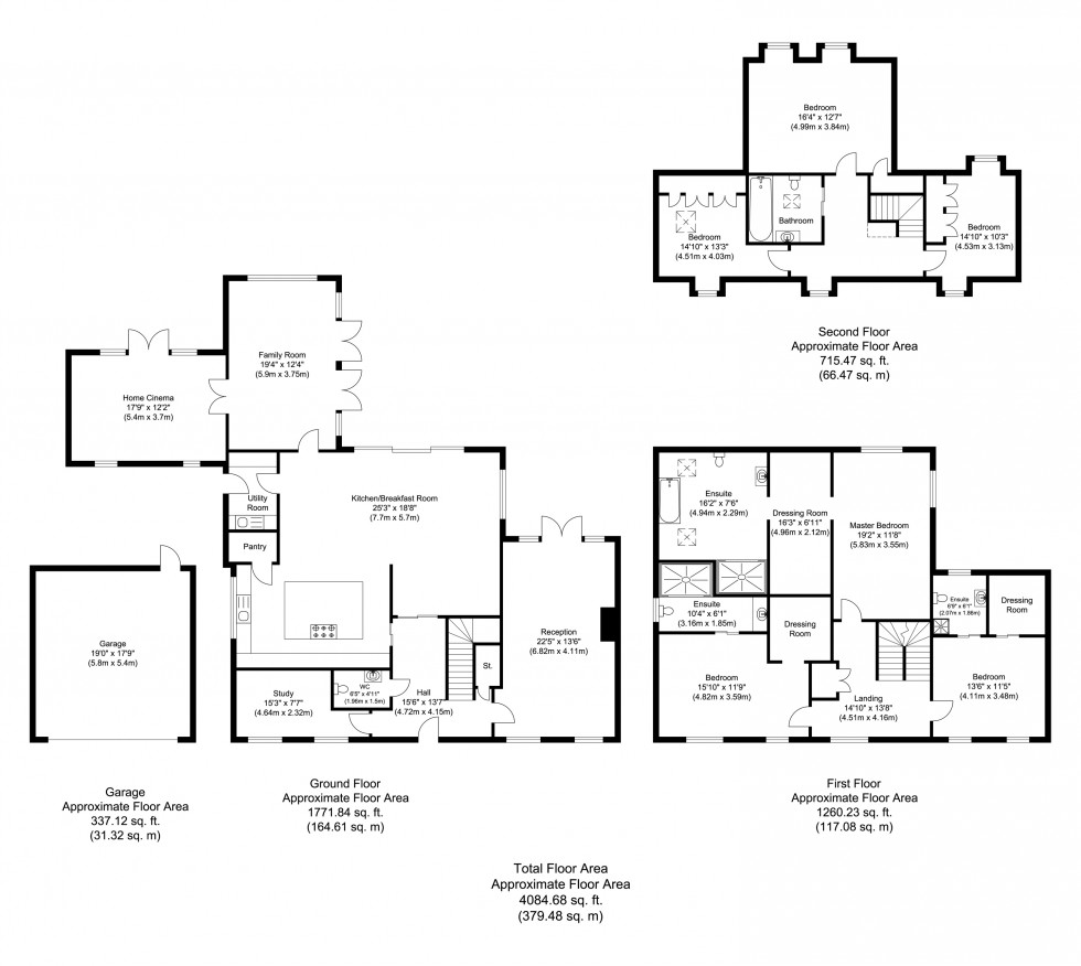 Floorplan for Winifred Close, Arkley