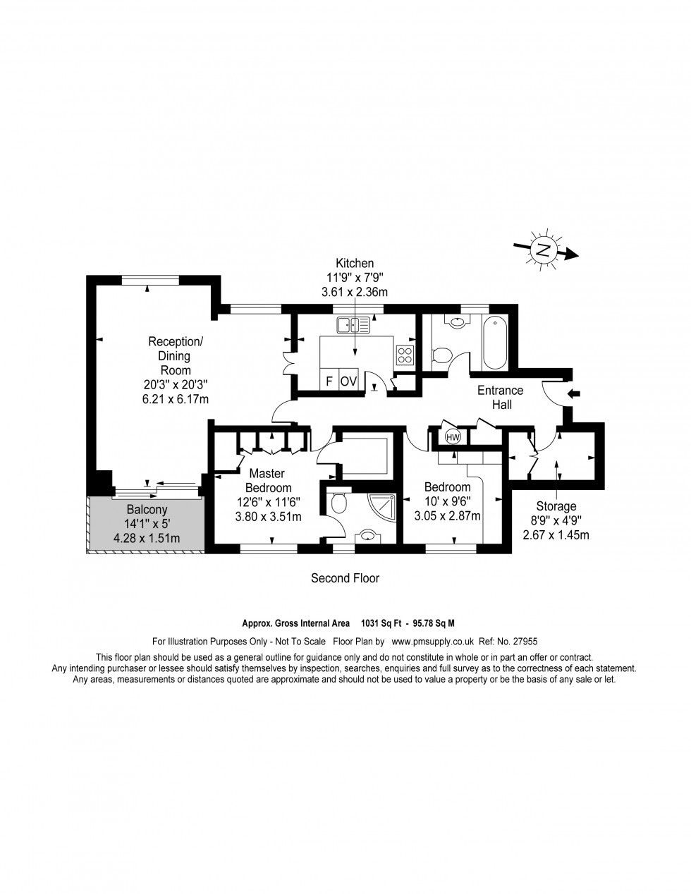 Floorplan for Spencer Close, Finchley