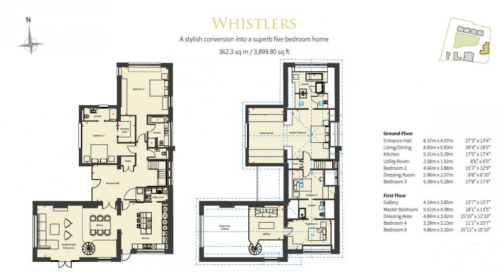 Floorplan for The Village Green, The Ridgeway, Mill Hill