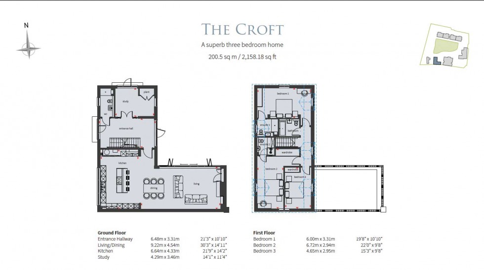 Floorplan for The Village Green, Mill HIll