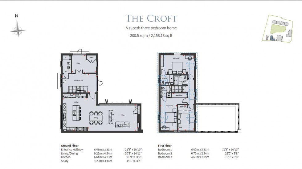 Floorplan for The Village Green, Mill HIll