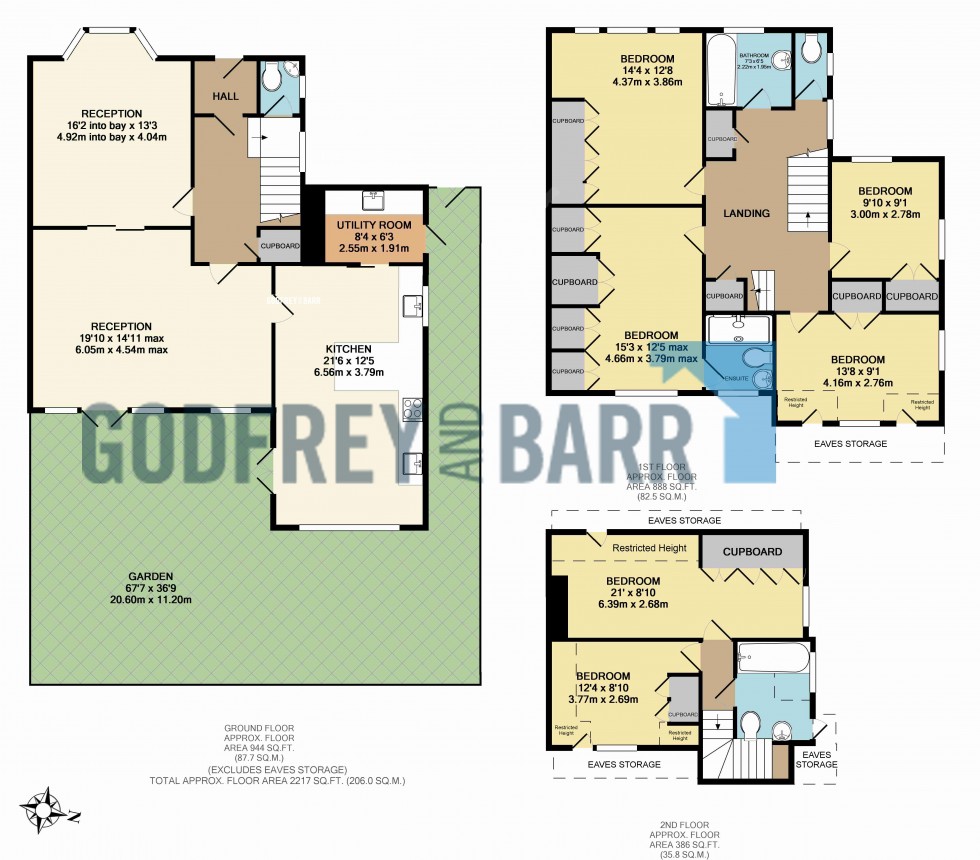 Floorplan for Litchfield Way, Hampstead Garden Suburb