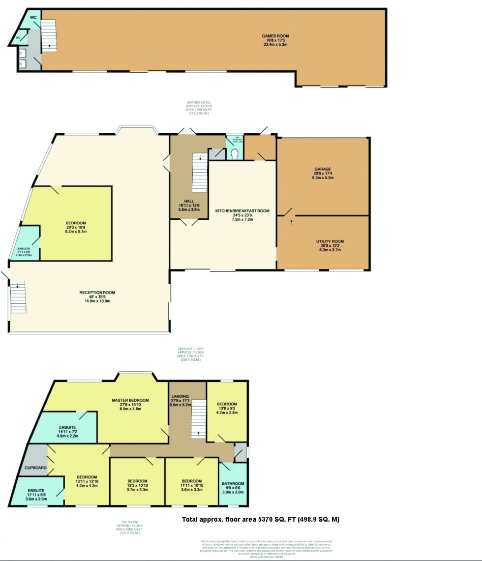 Floorplan for Abbey View, Mill Hill