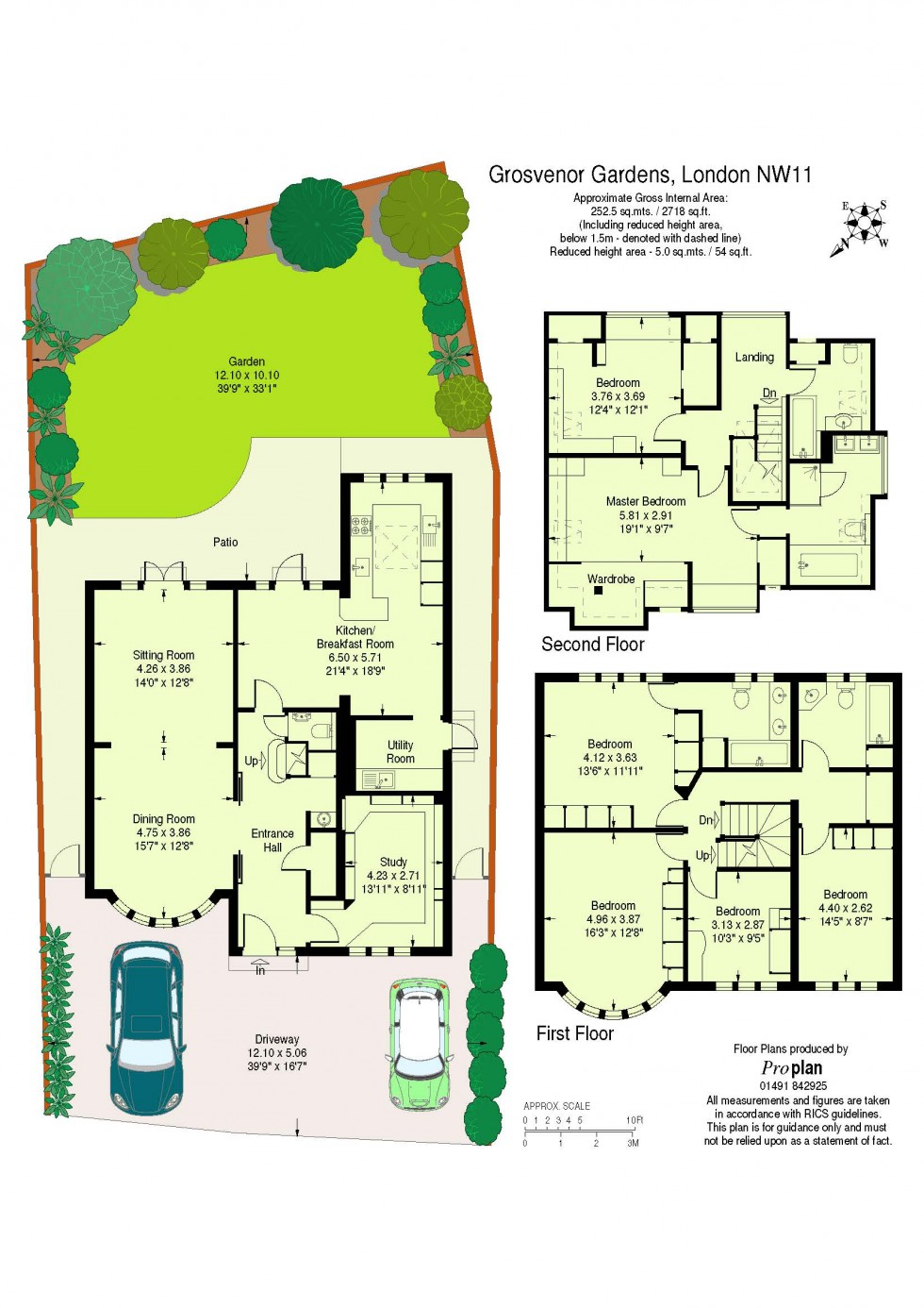 Floorplan for Grosvenor Gardens, Temple Fortune