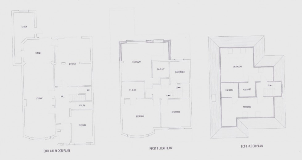 Floorplan for Gloucester Drive, Hampstead Garden Suburb borders