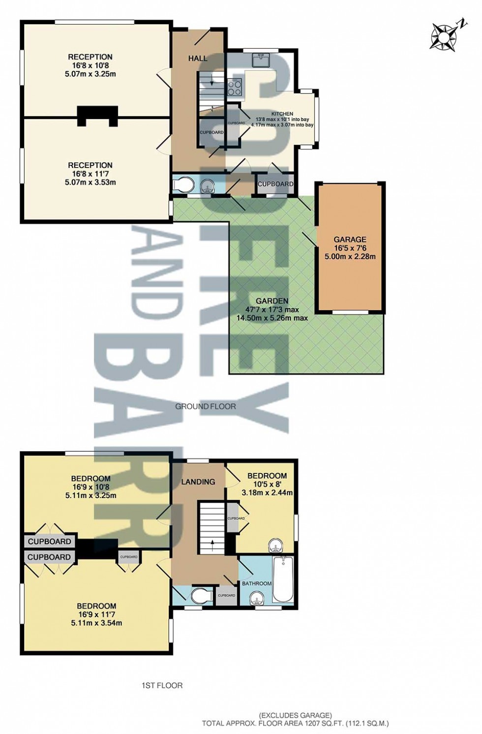 Floorplan for Brookland Rise, Hampstead Garden Suburb