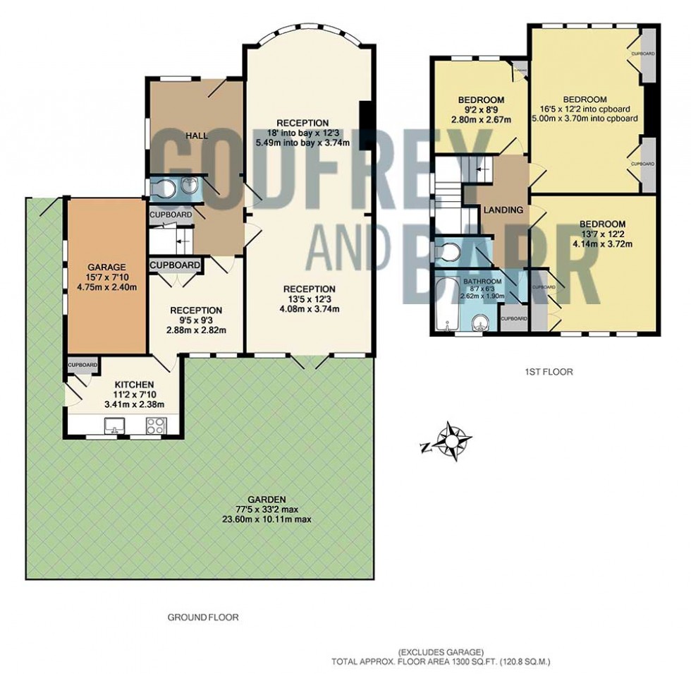 Floorplan for Brim Hill, Hampstead Garden Suburb