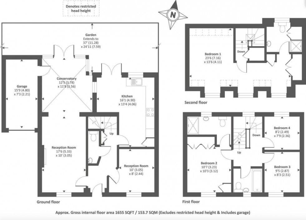 Floorplan for Cheldon Avenue, Mill Hill East