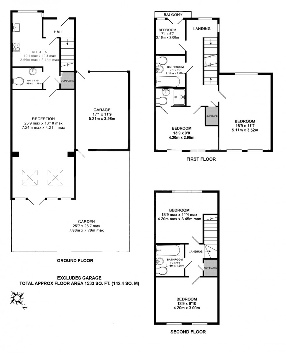 Floorplan for David Wildman Lane, Mill Hill East