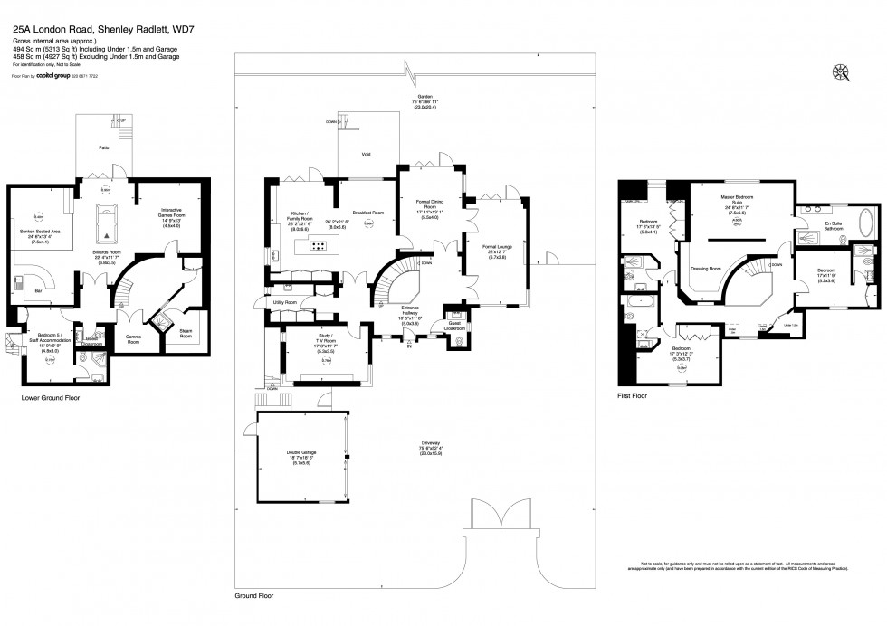 Floorplan for London Road, Shenley, Radlett