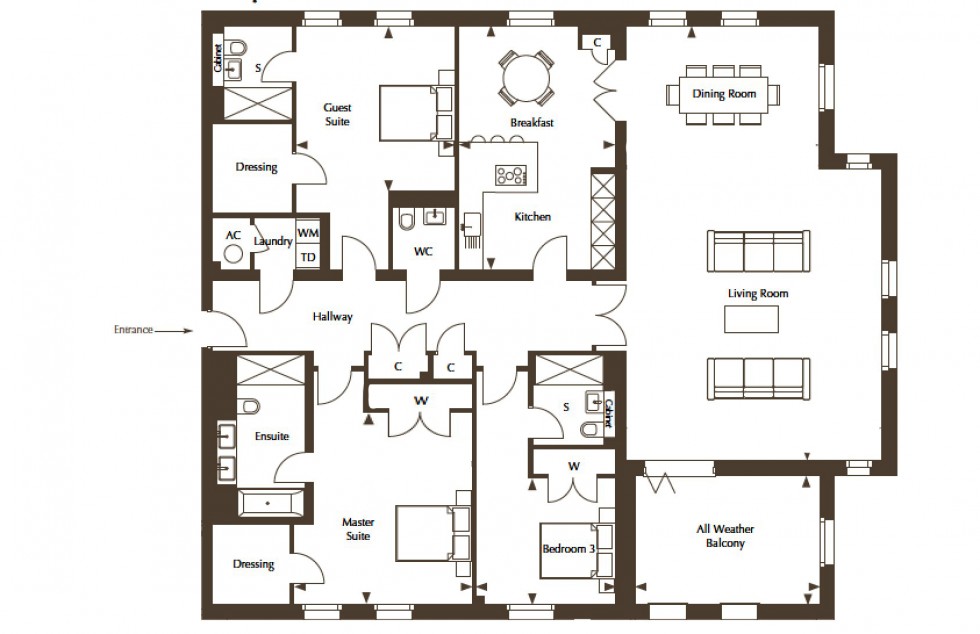 Floorplan for St Josephs Gate, Mill Hill