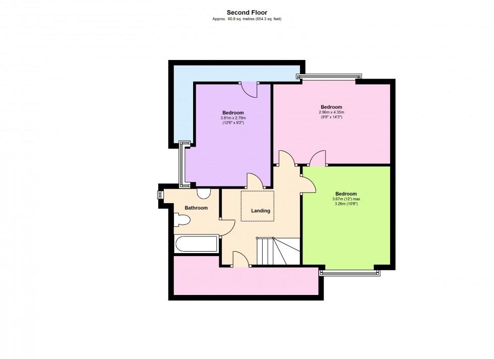 Floorplan for Vivian Way, Hampstead Garden Suburb