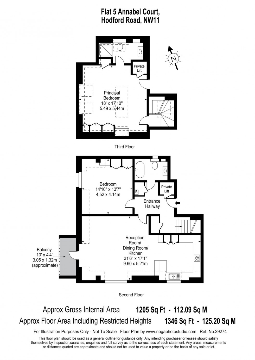 Floorplan for Hodford Road, Golders Green